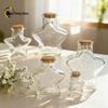 Transparent Pentagonal Glass Star Jars with Corks for DIY Wishes and Lucky Star Paper Cranes