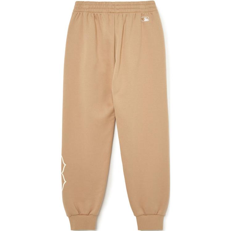 New MLB Knitted Sweatpants Unisex Light Umber 3APTB0736-43BGS