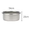 Coș cu filtru de 54 mm Rezervor de pulbere pentru aparat de cafea Oțel inoxidabil Argintiu 2020