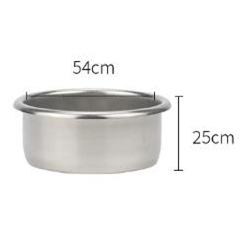 Coș cu filtru de 54 mm Rezervor de pulbere pentru aparat de cafea Oțel inoxidabil Argintiu 2020