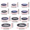Car Logo Front Grille Badge Trunk Cover Sticker Decal Accessories For Ford Fiesta ST Fusion Explorer Escape Shelby Edge Kuga MK6