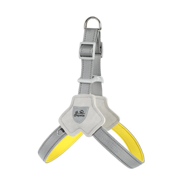 Dog Chest Strap Pet Leather Vest Type Reflective Dog Strap Dog Strap Explosion Proof Saddle Cover