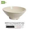 NORTON A8 Imitation Porcelain Plastic Ramen Bowl
