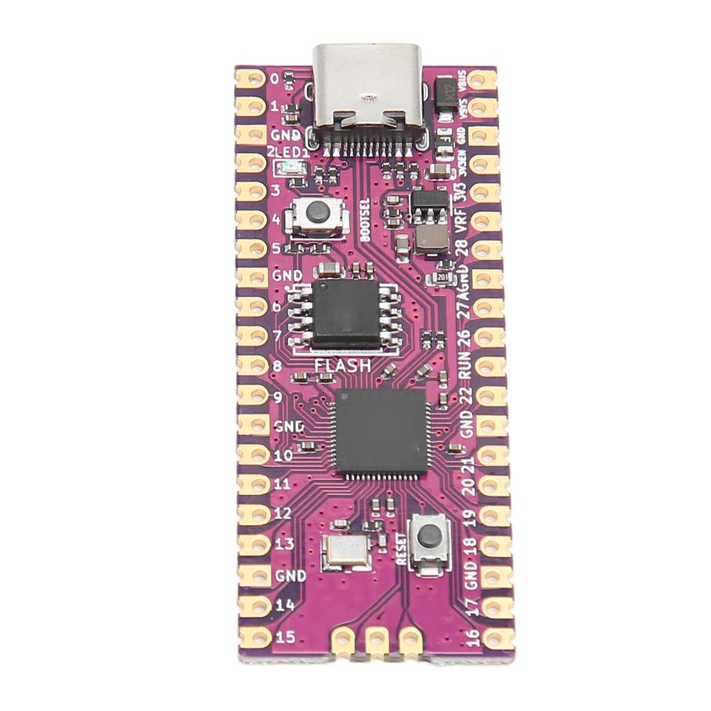 For RPi RP2040 Pico Board Dual Core ARM Cortex M0+ Processor Low Power Consumption Flexible Microcontroller Board