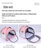 Compact and Breathable Foldable Hamster Carrier Handbag for Small Pets