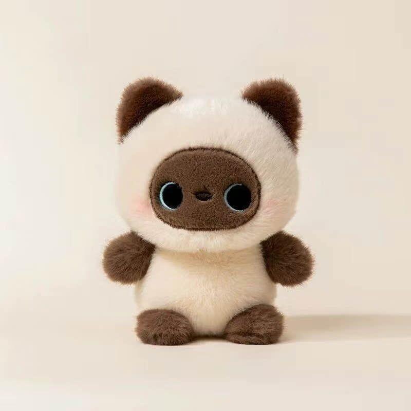 Kawaii Soft Plush Doll Pillow Animal Series - Elephant Pig Dog Sheep Penguin Raccoon Cat - Cute Toy Gift for Boys & Girls