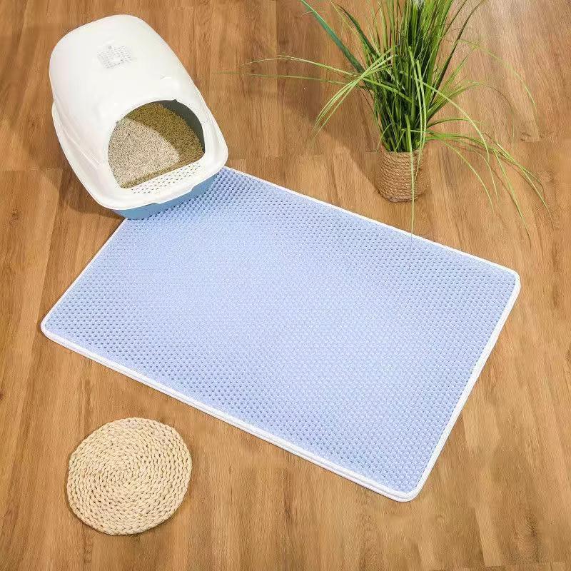 Extra Large Double Layer Cat Litter Mat with Anti-Splash and Leak Control
