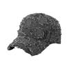 Frayed Edge Plaid Baseball Cap Adjustable Fit Sun Shading Cap Casual Baseball Hat  Daily Wear