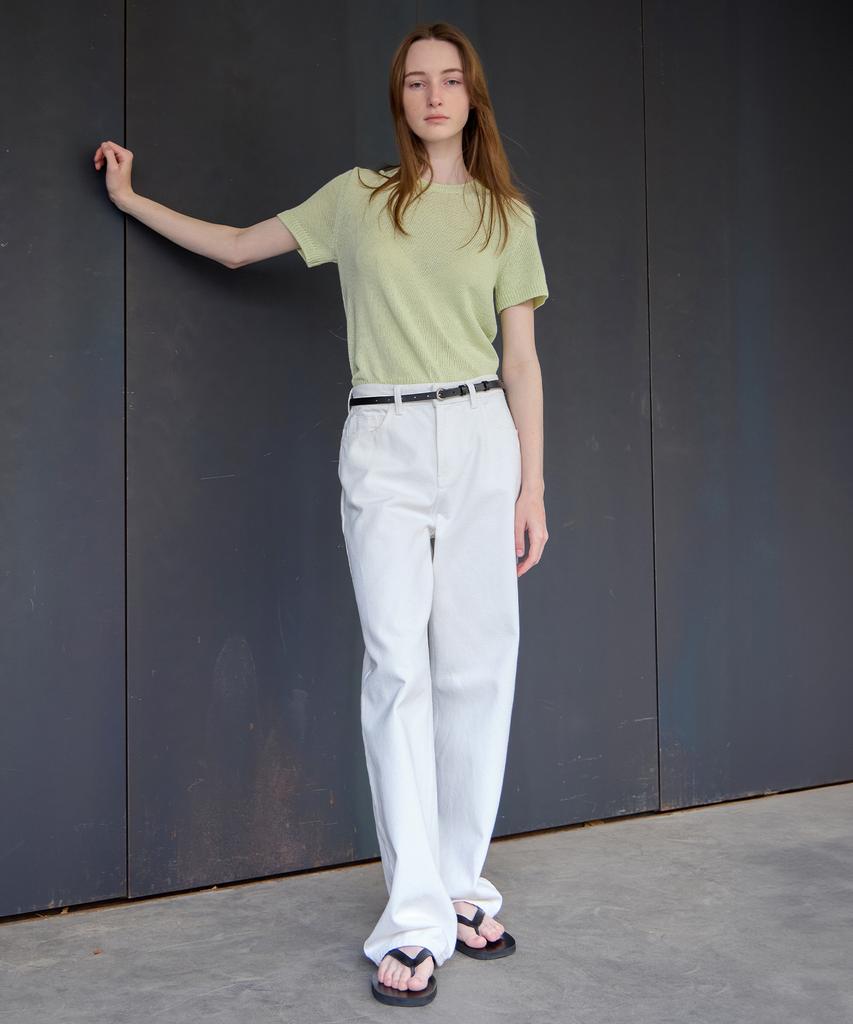 Leuba Fresh Cotton Round Knit - Mellow Mint
