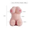 Sexy Half Body Doll Sex Toy for Men Adults Products Big Ass Anal Realistic Vagina Dual Channel Pocket Pussy Male Masturbators