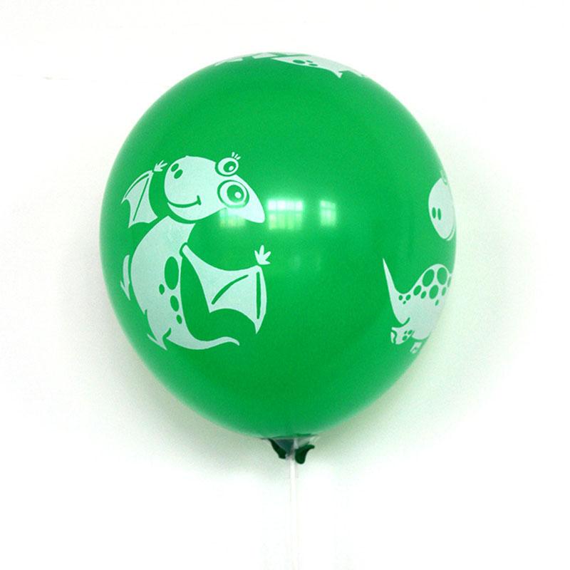 

12inch Latex Matte Balloon Stall Activity Birthday Theme Party Set Balloon Cartoon Dinosaur Boy Children s day Baby Shower 12inch 10pcs