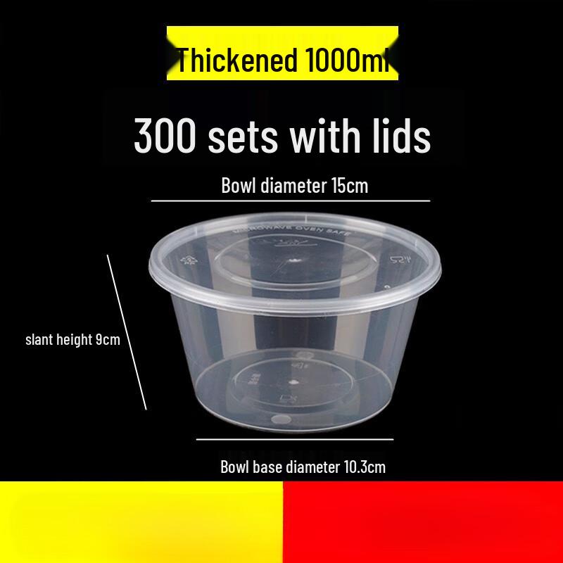 Disposable Round Plastic Takeaway Box