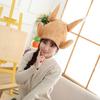 Cute plush, cute chicken thigh hood hat, plush hood, photo props, photo props