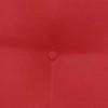 Back Cushion Red 80 x 24 x 50 cm Fabric