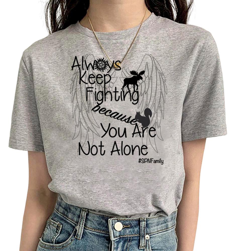 Supernatural tshirt Women streetwear graphic Unisexga tshirts girl funny clothes