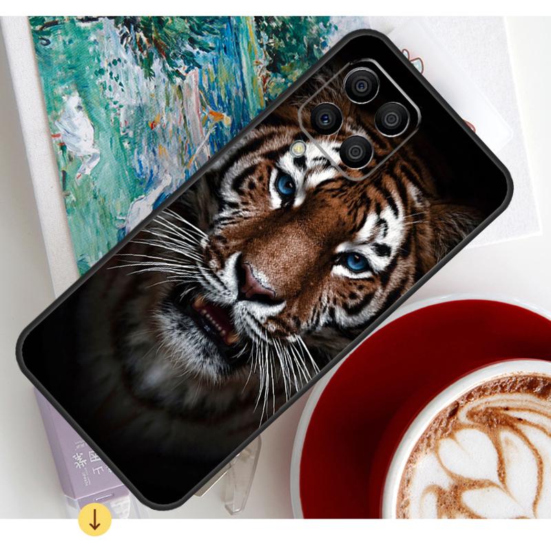 Tiger Face Case For Samsung Galaxy M15 M21 M31 M55 M56 M36 M16 M06 M13 M33 M53 M12 M32 M52 M14 M34 M54