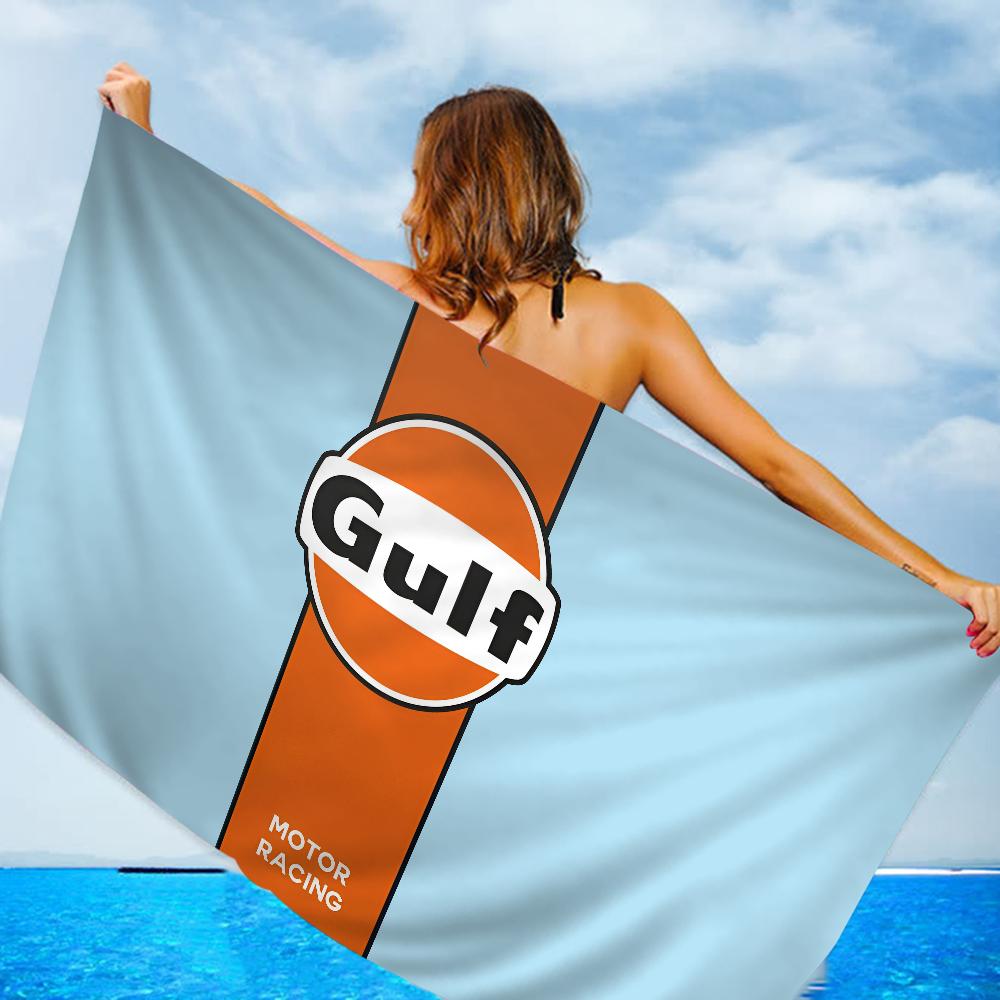 Gulf Rennwagen Handtuch Mikrofaser Strandtuch Saugfähig Schnelltrocknend Weich Yoga Schwimmen Resort Bergsteigen Handtuch