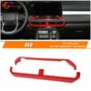 Red Center Dash AC Vent Frame Cover Conditioning Trim For Chevrolet Colorado 23+