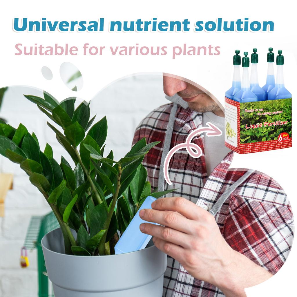 Hydroponic Plant Fertilizer, Plant Root Stimulator Hydroponic Nutrient Solution House Plants,Plant Growth Enhancer Supplement,Flower 20ml