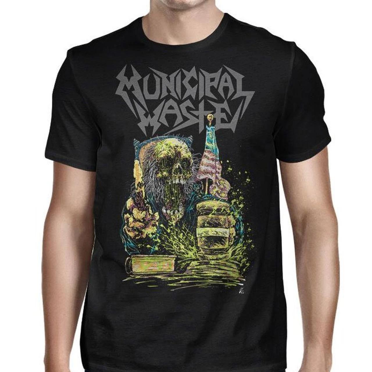 Authentic MUNICIPAL WASTE Judgement Thrash Metal T-Shirt S NEW L