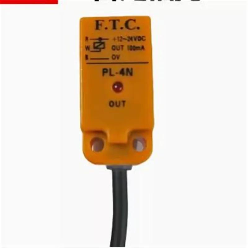 1pcs FTC Forto Inductive Proximity Switch PL-4N PL-4P PL-4A Ne2 Inductive Metal Three-wire Sensor