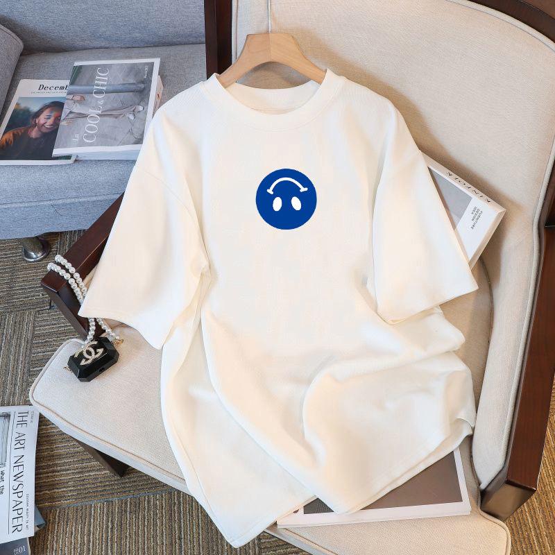 GMXIA Women's Fashion Casual Summer  Short Sleeve O-Neck Blouses & Shirts