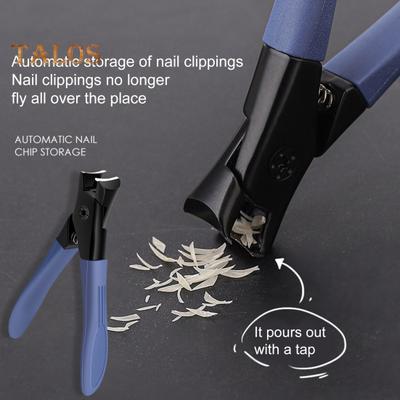 Cortador de uñas con apertura de mandíbula ancha, pedicura, ligero, profesional, cortaúñas para dedos grandes, manicura doméstica