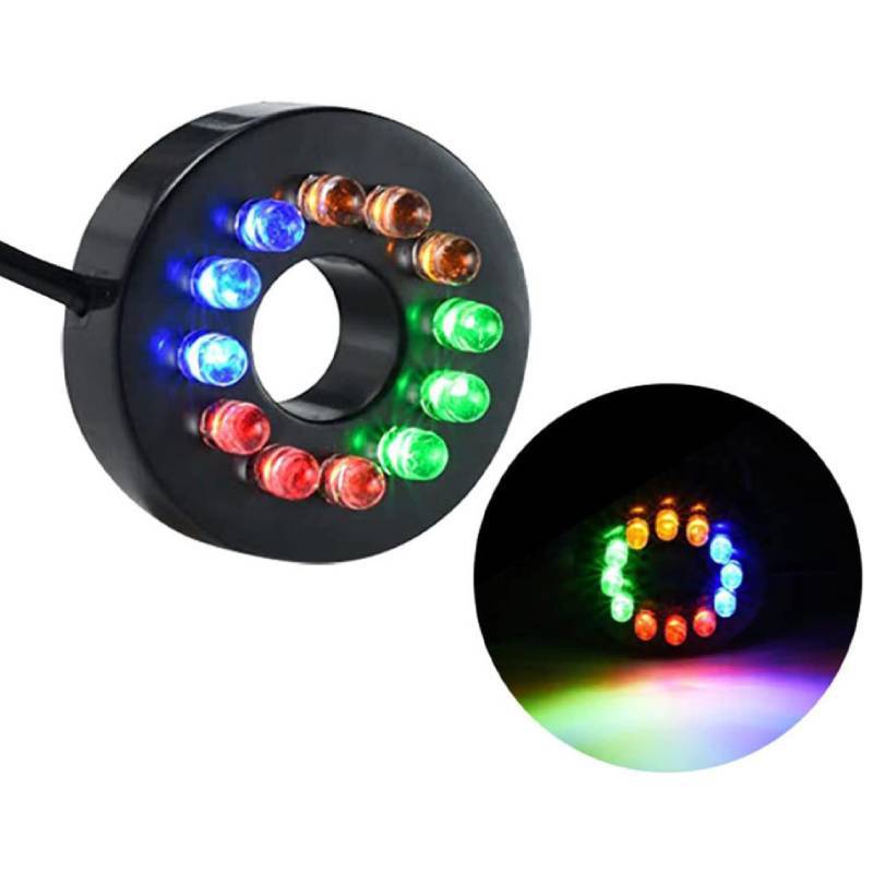 Water Fountain Led Light With Changing Leds For Aquarium Decor And Fish Tank Ambience