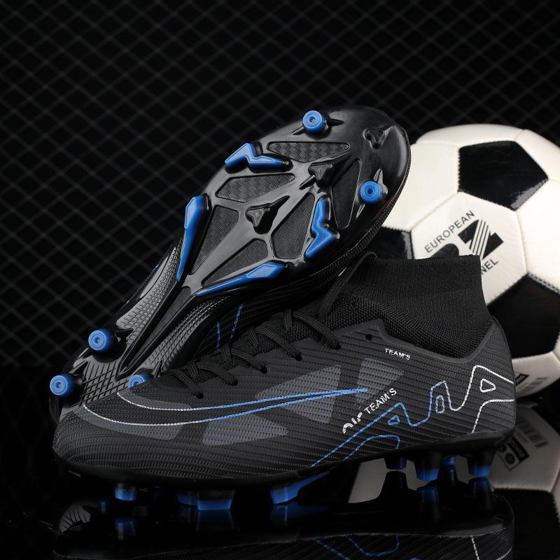 2025 thorns 15 football shoes high-top men's and women's broken nails spikes student children's boys artificial turf sports shoes