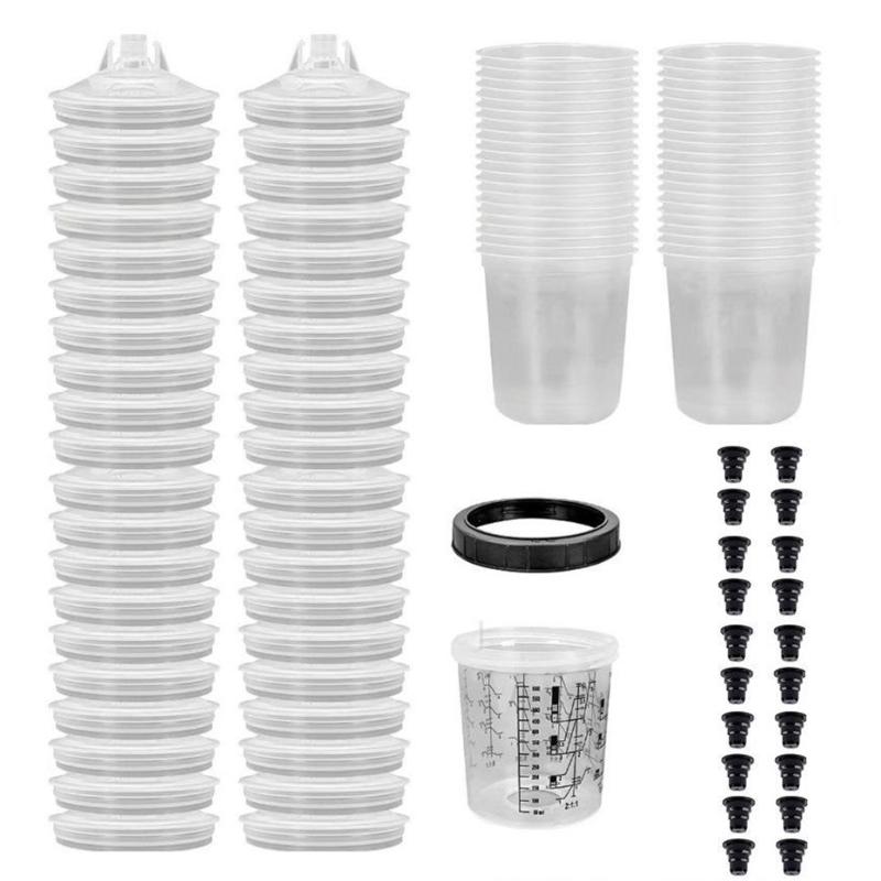 Paint Preparation Disposable Cups Replaceable Can Paint Sprayer Mixing Cup for Automotive Car Painting