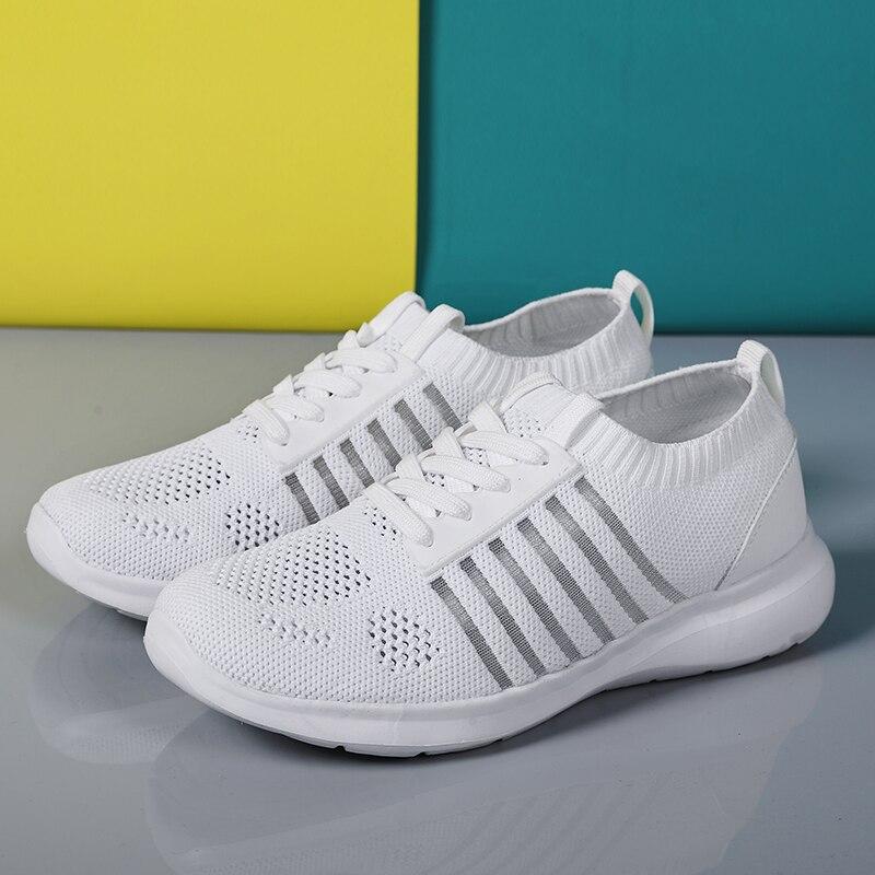 Sports Shoes Women 'S Flying Woven Hollow Mesh Breathable Women 'S Shoes Casual Light Soft Bottom Fitness Running Shoes