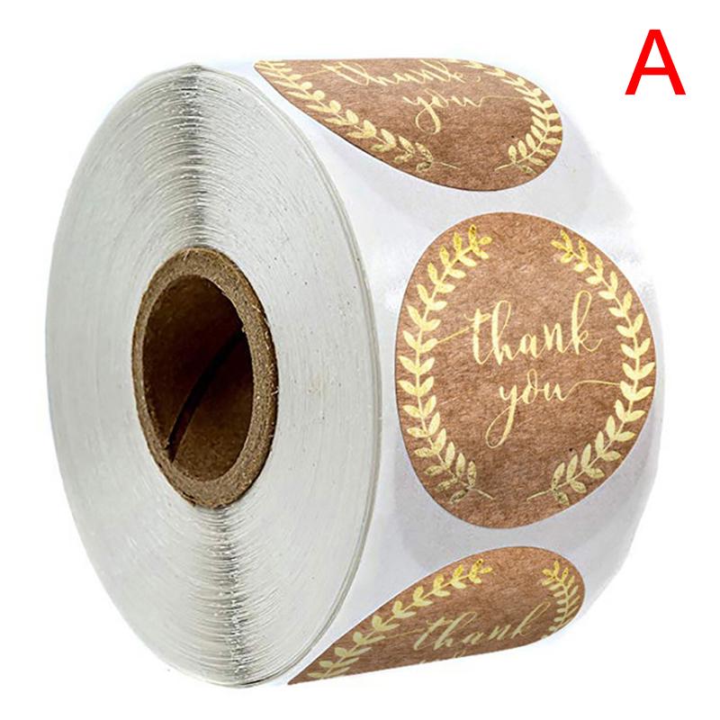 1 Set 2 /1.5 Inch Thank You Seal Sticker Commercial Use Gift Box Envelope Decor Sticker Wedding Party Sticker Invitation Label