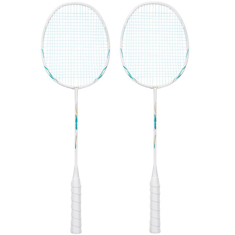 COKA Ultra-Light Durable Aluminum Badminton Racket Double Set