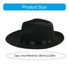 Bowlers Hat for Adult Stage Performances Hat Theme Party Costume Trilby Hat Masquerades Dress Up Hat Music Festival Hat