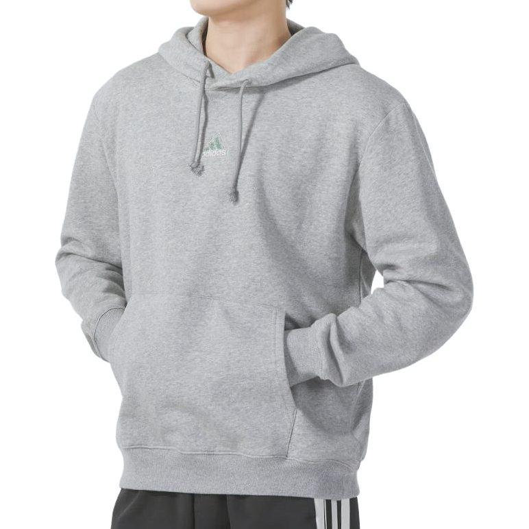 Adidas Sweatshirts Men's Gray Hooded Moderate Other IN3165
