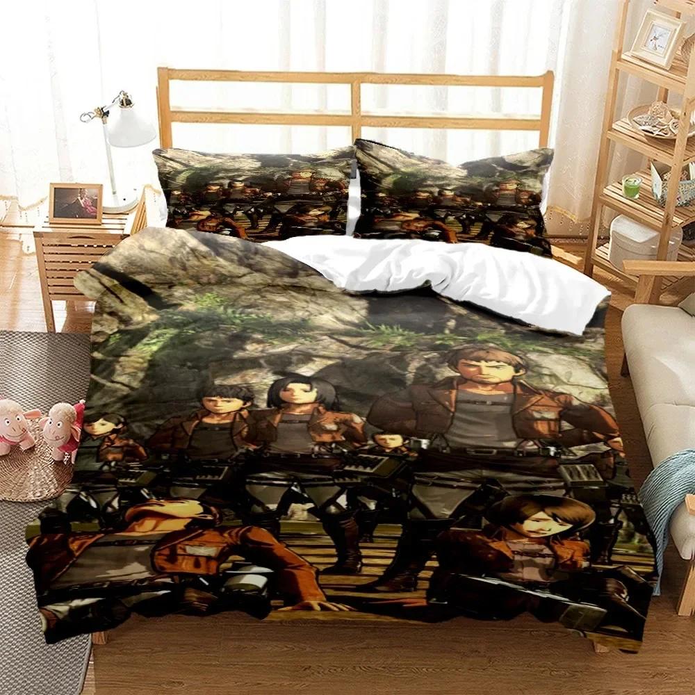 Japanese Anime Polyester Bedding Sets Boys Covers Boys Duvet Cover Set For Teens Bedding Set Cover Pillowcase