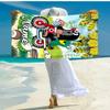 Personalized customized proof beach towel with The Little Mole pattern - soft, absorbent,quick-drying,perfect swimming,camping&bathing