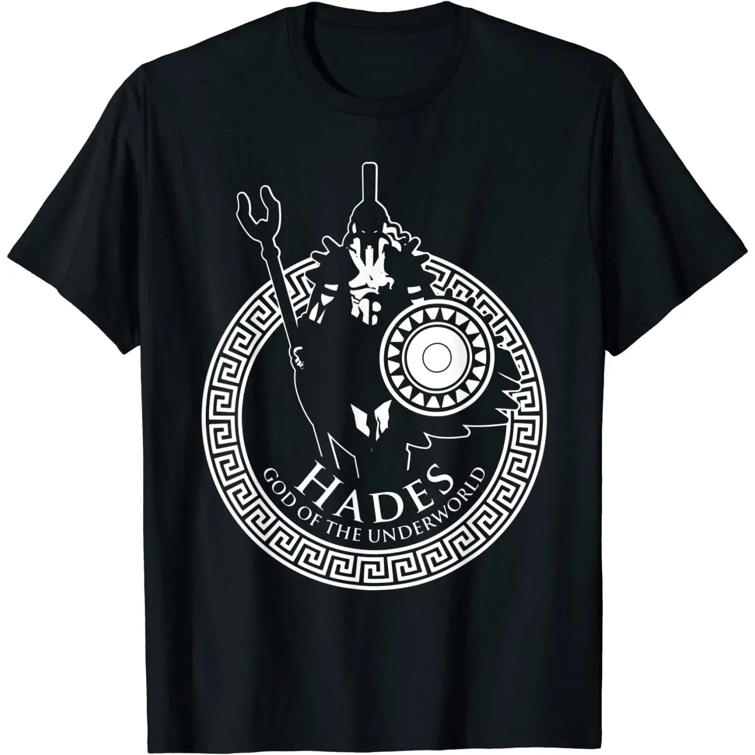 

Greek Mythology History Ancient Greece gods Hades T Shirt Short Sleeve Casual 100% Cotton O-Neck Summer Mens T-shirt Size S-3XL S чёрный