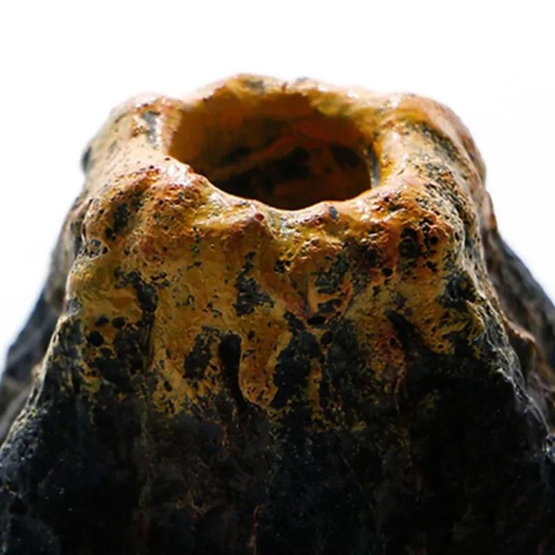 1 Stück Aquarium Vulkanform Luftblasenstein Sauerstoffpumpe Dekorationsringstein Beckenplatte Luftpumpe Fischbehälter Dekoration