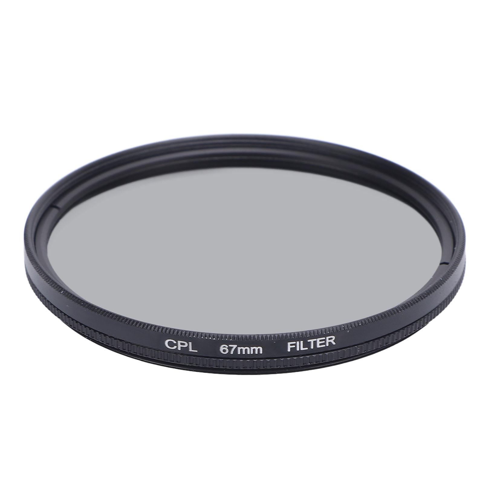 

CPL Круговой поляризатор Многослойное покрытие Оптическое стекло Нейтральный серый Фильтр для объектива камеры 82 мм 67mm / 2.64in