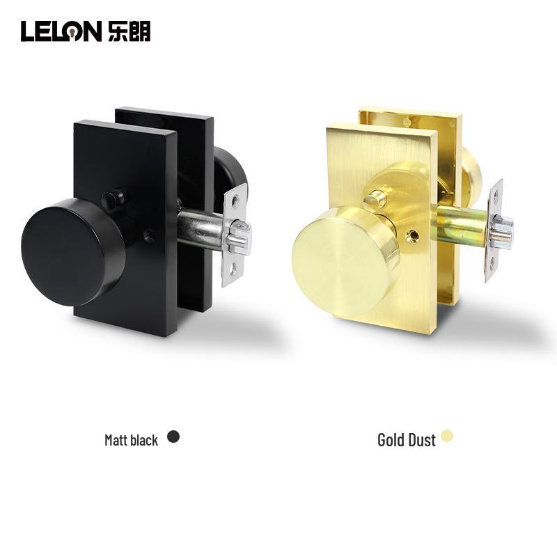 American Style Zinc Alloy Privacy Bathroom Door Lock with Spherical Handle