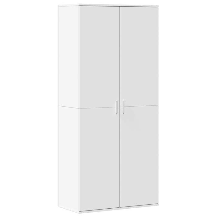 VidaXL Shoe Cabinet White 80x39x178 Cm Chipboard, Shoe Storage, Shoe Storage Cabinet, 3276672