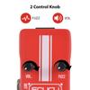 SCURU Guitar Fuzz Effects Pedal VOL/FUZZ Versatile Sound DC 9V 6.35mm Input/Output Interface Mini