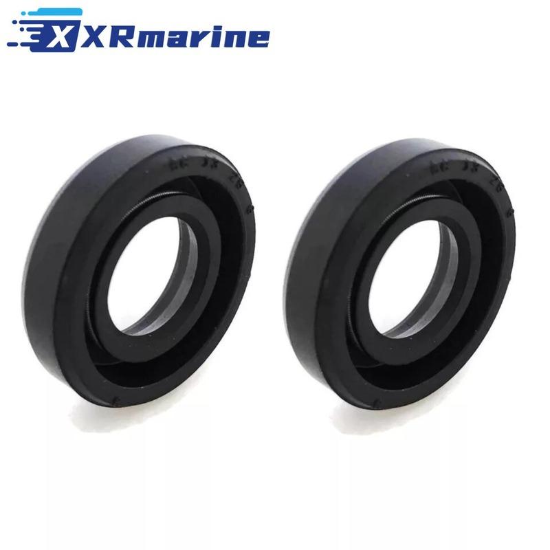 2 Stück Außenbordmotor-Wellendichtung für Yamaha Parsun Makara 9,9 15 PS Außenbordmotor Ersetzt 93101-13M11 93101-13M27 93101-13018