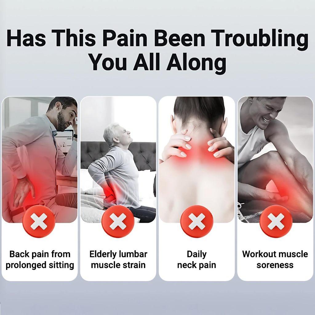 6/8/16 Köpfe Leistungsstarke Wiederaufladbare Massagepistole Hochfrequente Vibration Entspannung Körpermassagegerät Kabelloser Massager