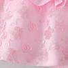 Girls Dresses Infant Baby Baptism Dress For Girls Kids Wedding Party Dresses Bow Beaded Tulle Christening Gown Birthday Children Clothes