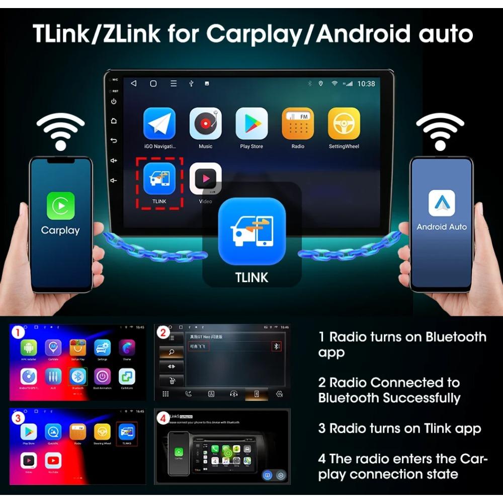 Srnubi 9" For Hyundai Tucson 2 LM IX35 2009-2015 Carplay Auto DSP 2din Android Car Radio Multimedia Video Player Navigation GPS