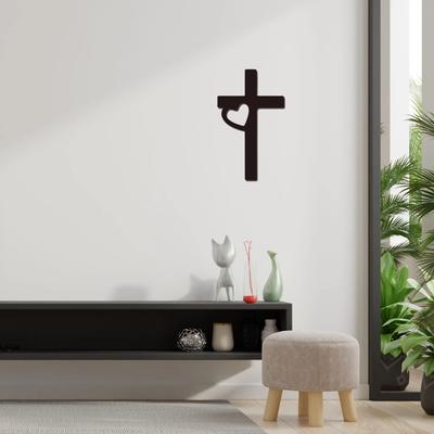 1pc Cross Sign Inspirational Metal Wall Art Religious Wall Decor Resurrection Wall Hanging Perfect Christian Faith Gift