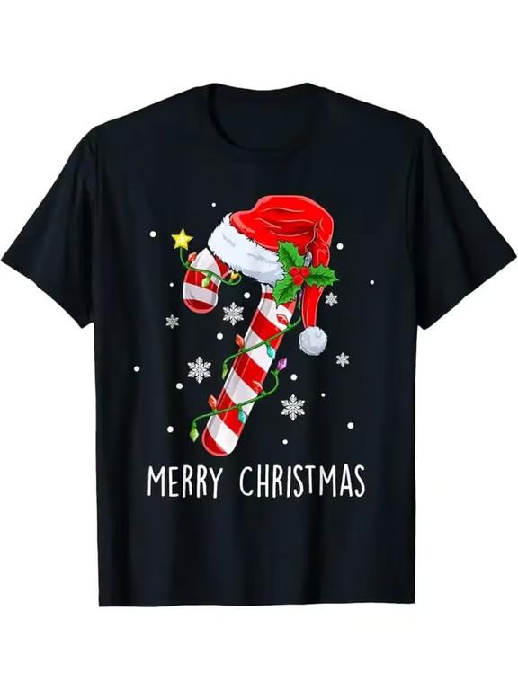 Men S Funny Christmas T-Shirt with Santa S Naughty List Graphic - 100% 180gsm He Unisex T-Shirt XL