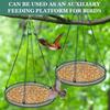 Windproof Hanging Bird Feeder Foldable Bird Feeding Station  Outdoor Bird Feeding